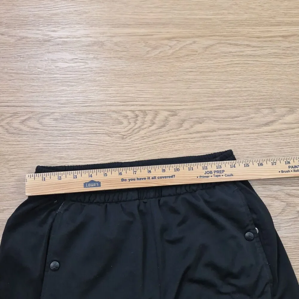 Jordan Pants Mens M Engineered Flight Black Joggers Cargo Snap Pockets Stripe